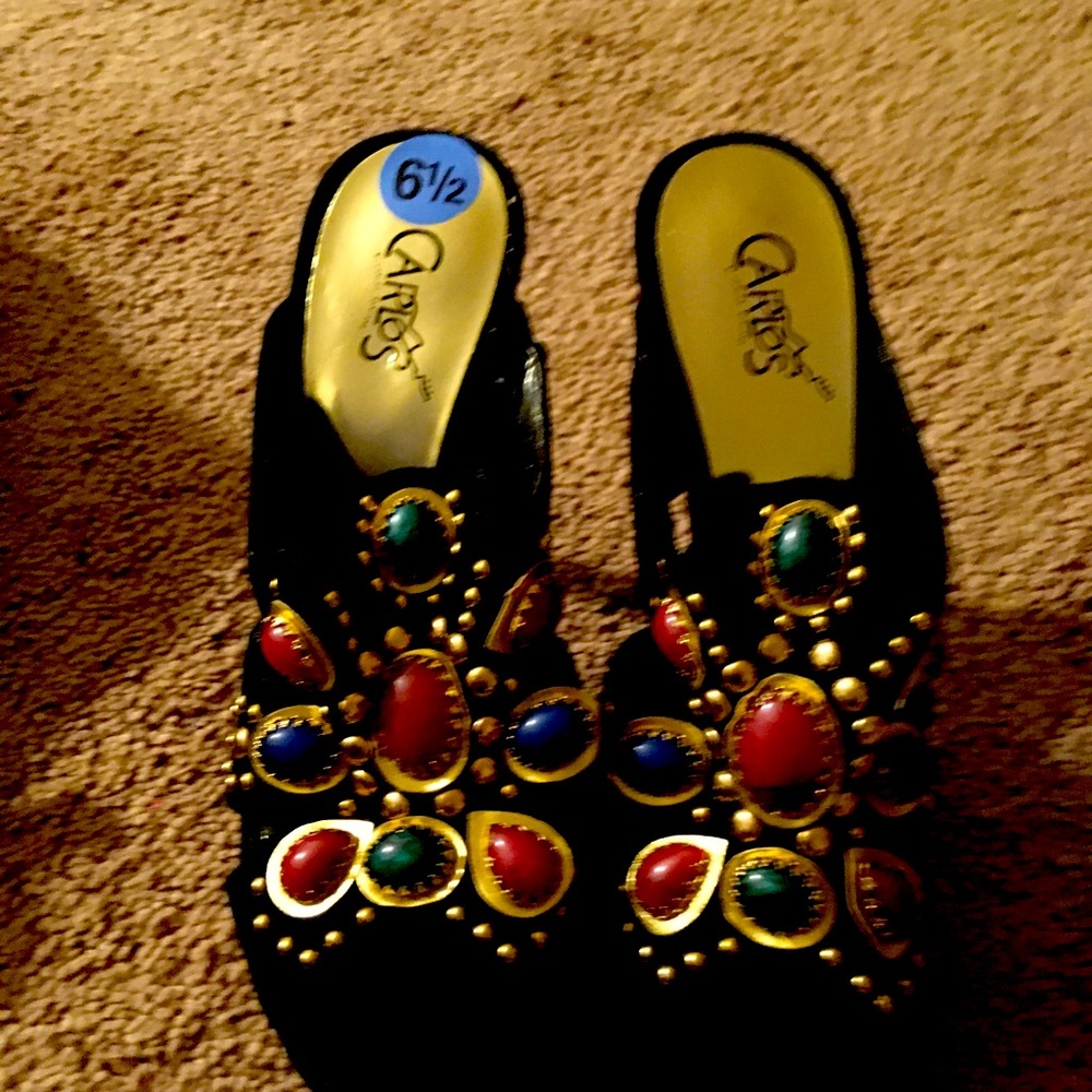 Carlos slipon heels